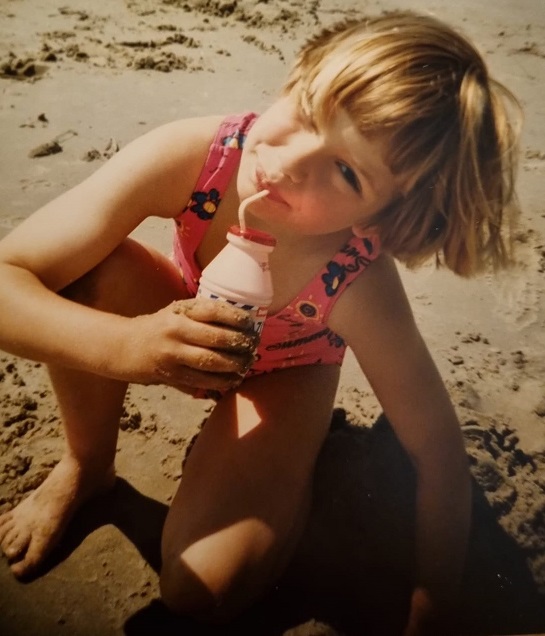 Maartje als klein meisje